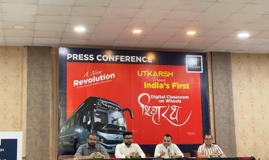 उत्कृष्ट परिवार का एक ओर नवाचार, शिक्षा रथ' किया लॉन्च