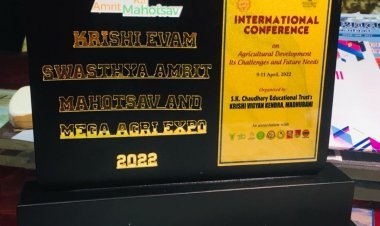 अनुसंधान निदेशक डॉ एस के शर्मा को मिला बेस्ट रिसर्च साइंटिस्ट् अवार्ड