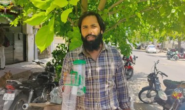 सेव द स्पैरोज कैंपेन के माध्यम से पक्षियों को बचाने का कार्य कर रहे हैं उमेश धाकड़