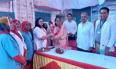 केरू सामुदायिक स्वास्थ्य केंद्र पर ब्लॉक हेल्थ स्वास्थ्य मेला आयोजित