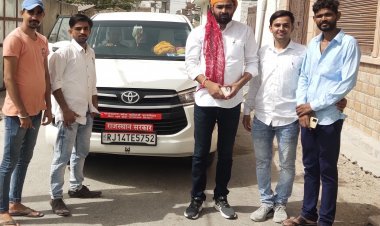 राजस्थान राज्य क्रीड़ा परिषद प्रदेश उपाध्यक्ष सतवीर चौधरी का पाली आगमन पर एनएसयूआई ने किया स्वागत