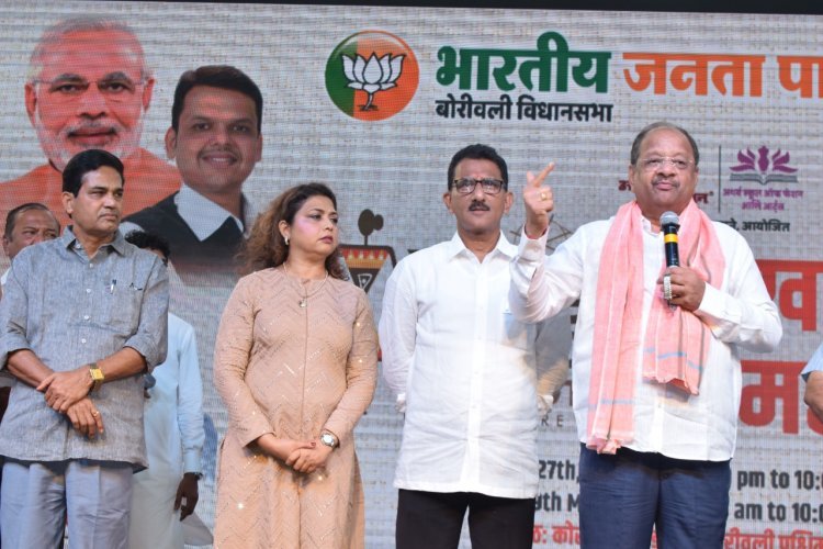 गोपाल शेट्टी, सुनील राणे ने किया तीन दिवसीय खादी महोत्सव  का उद्घाटन