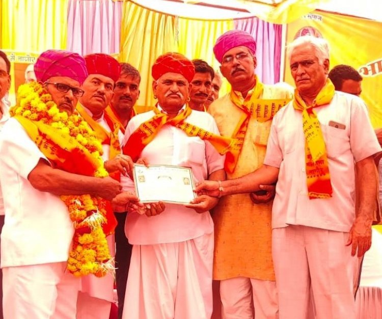 अखिल भारतीय जांगिड़ ब्राह्मण महासभा की कार्यकारिणी के शपथ ग्रहण समारोह में 130 कार्यकर्ताओं ने ली शपथ