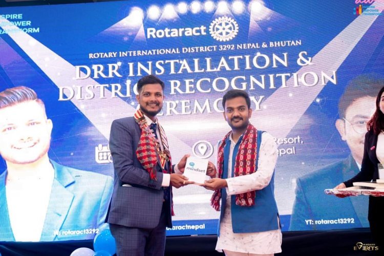 ग्वालियर के कौशल साहू को नेपाल में मिला "ऐतिहासिक लीडर ऑफ द ईयर" का सम्मान