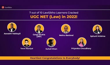 LawSikho के छात्रों ने UGC-NET (कानून) परीक्षा में अच्छा स्कोर किया
