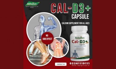 राजस्थान औषधालय का केल डी3 प्लस कैप्सूल रखे मनुष्य के कैल्शियम का ख्याल