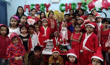 किडजी जीनियस में हर्षोल्लास के साथ मनाया गया क्रिसमस का पर्व