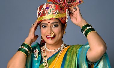 महाराष्ट्र दिवस पर आकर्षक लुक में नज़र आई अभिनेत्री एकता जैन