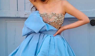 अदिति राव हैदरी भव्य पाउडर ब्लू गाउन ने गज़ब ढाया