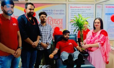 विश्व पर्यावरण दिवस पर "रक्तदान-पेड़ और जिंदगी" मुहिम की शुरुआत की