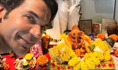 राजकुमार राव की इको फ़्रेंडली मूर्तियाँ