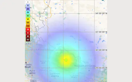 राजस्थान समेत उत्तर भारत में फिर से भूकंप, नेपाल में रहा केंद्र