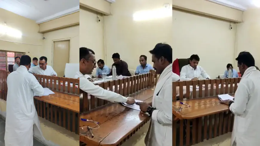 शाहपुरा-बनेड़ा: पूर्व राज्य मंत्री गोपाल केसावत ने निर्दलीय रूप से भरा नामांकन