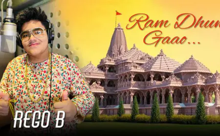 चौदह वर्षीय सेंसेशन रेगो बी ने अनोखा श्रद्धांजलि गीत 'राम धुन गाओ' जारी किया