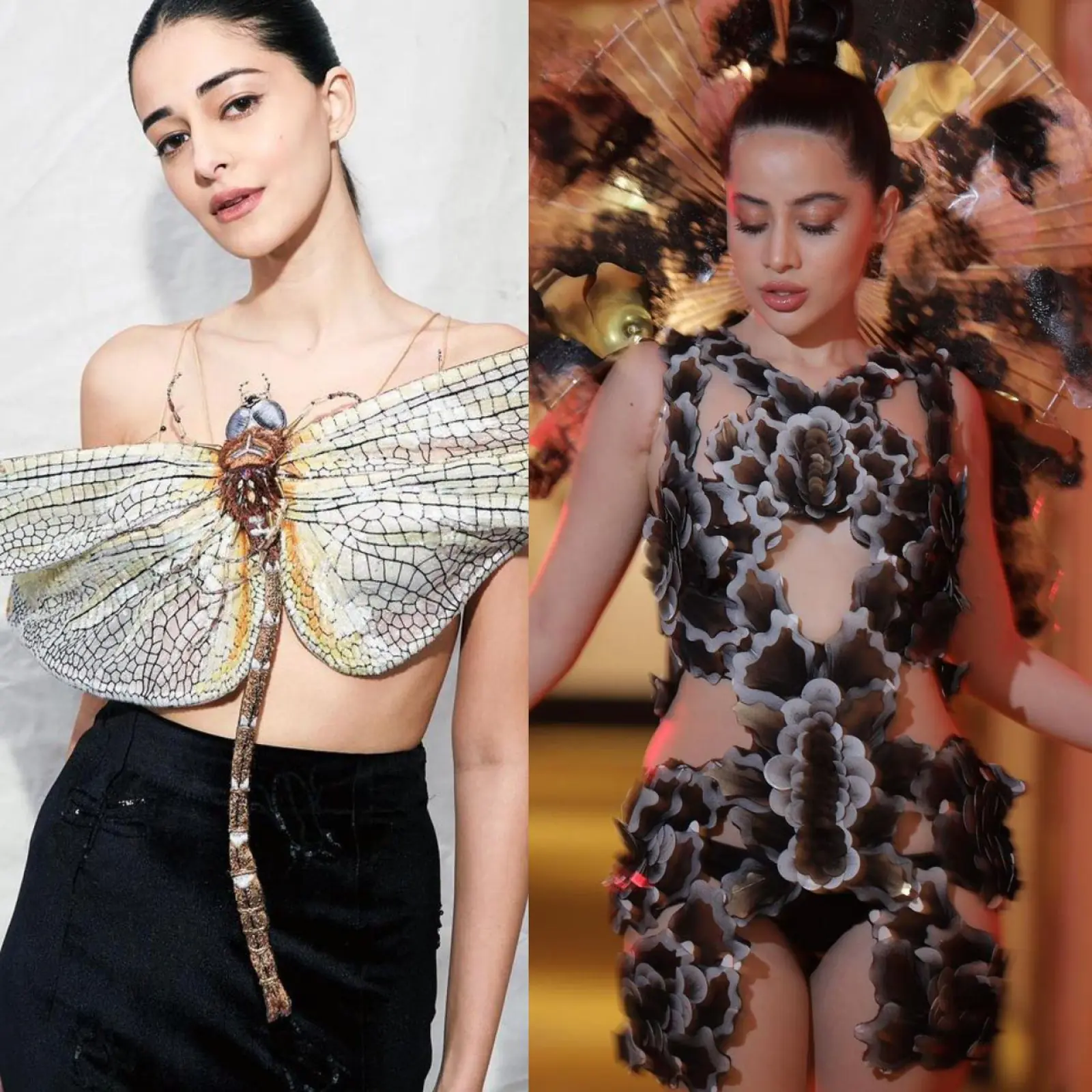 क्या अनन्या पांडे का लेटेस्ट आउटफिट उर्फी जावेद की फैशन चॉइस से प्रेरित है