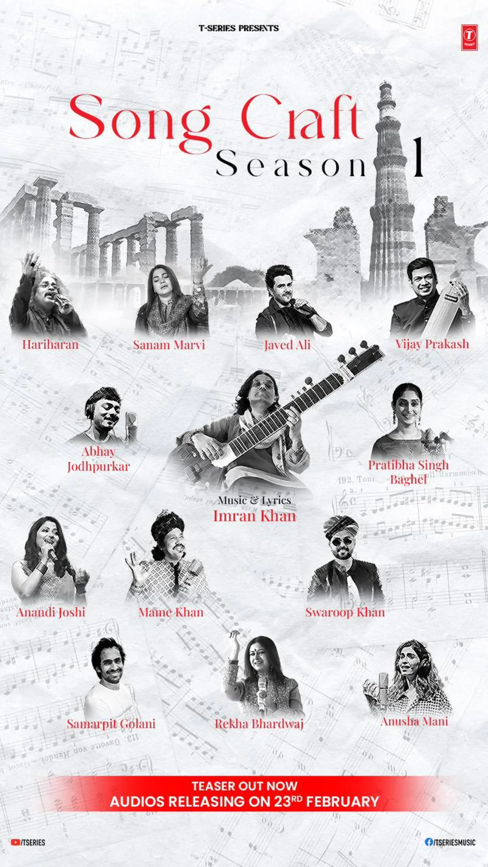 सॉन्ग क्राफ्ट सीज़न 1:  टी-सीरीज़ की नई गानों की सिरीज़ सब को कर रही है आकर्षित