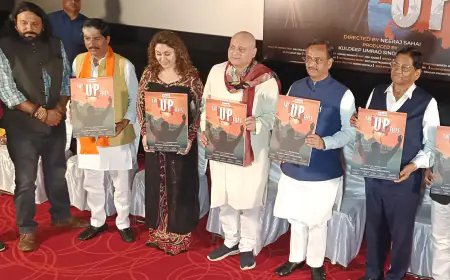 मनोज जोशी और मंजरी फडनिस ने फिल्म 'द यूपी फाइल्स' का प्रमोशन लखनऊ में किया