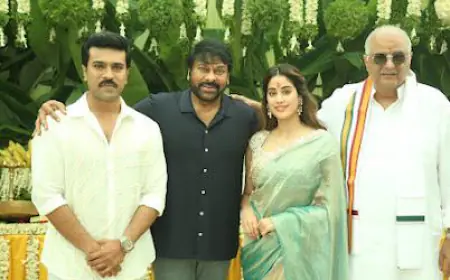 'आरसी 16' में  ग्लोबल स्टार रामचरण का साथ देंगी धड़क गर्ल जाह्नवी कपूर