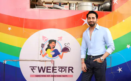 आयुष्मान खुराना ने ट्रांसजेंडर समुदाय को सशक्त बनाने के लिए फ़ूड ट्रक की चाबियाँ सौंपी