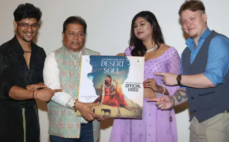 पद्मश्री अनूप जलोटा ने लॉन्च किया इसरत टोनी और प्रतीक गांधी का म्युज़िक वीडियो 'डेजर्ट सोल'
