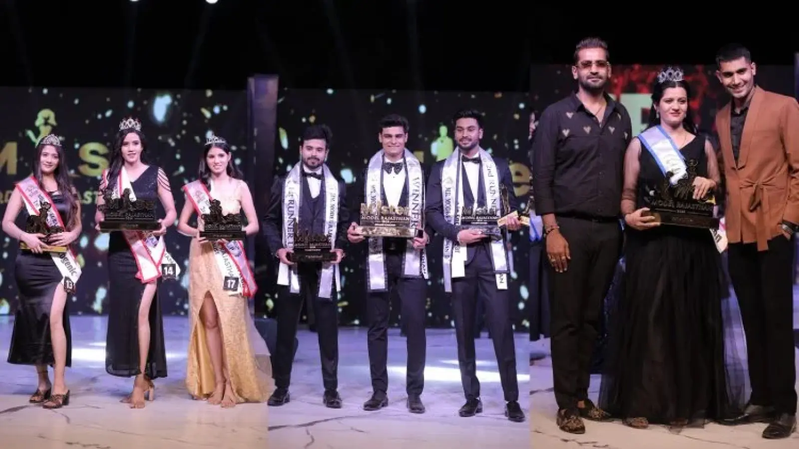 मॉडलिंग प्रतियोगिता में विष्णु चौधरी मिस्टर, प्रियंका चौधरी मिस और अनु राठौड़ बनी मिसेज मॉडल राजस्थान 2024 