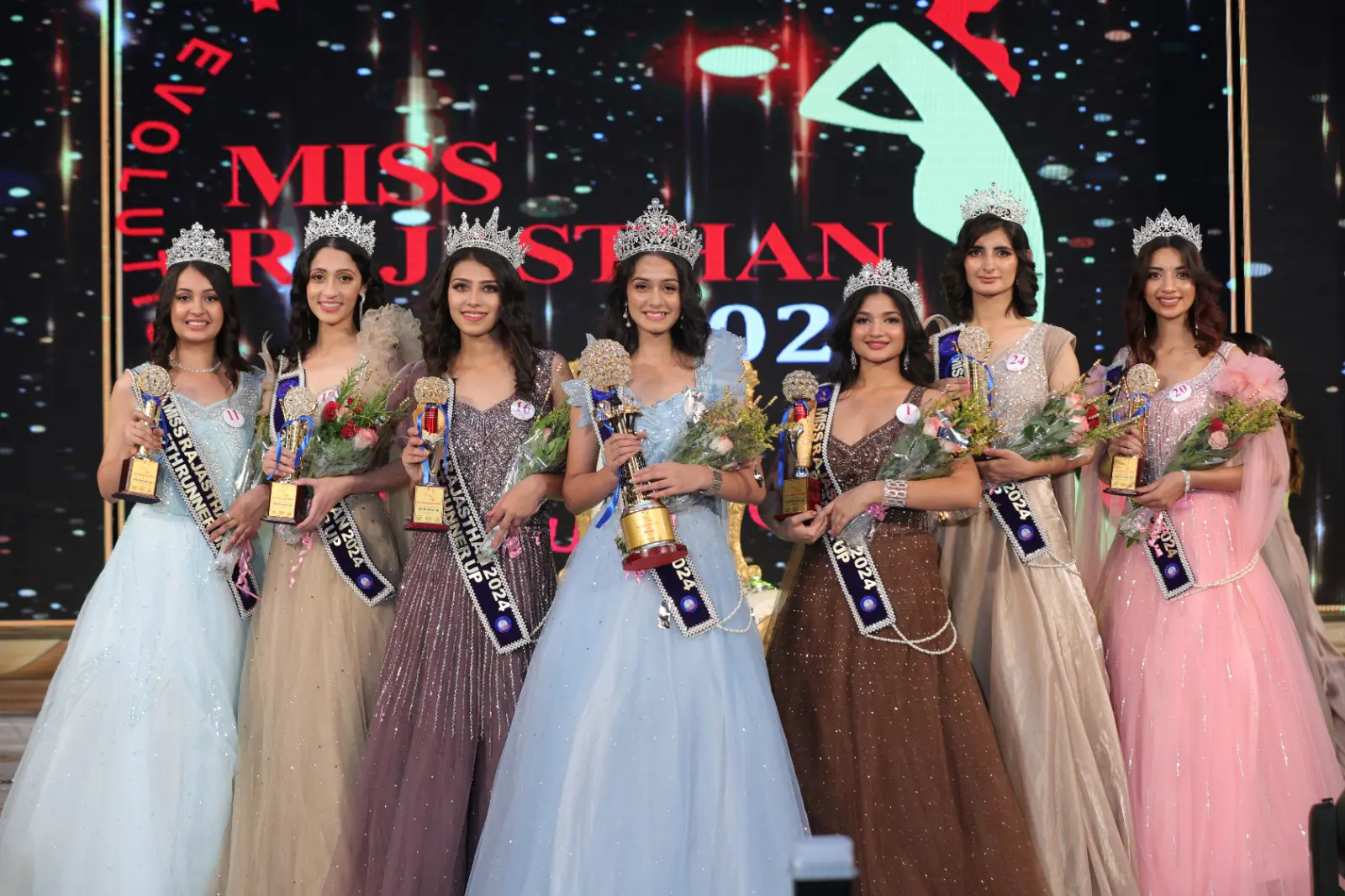 हर्षिका बत्रा बनी मिस राजस्थान 2024, अर्निका जैन को फर्स्ट और खुशी बेलावाला को सेकंड रनरअप का ख़िताब