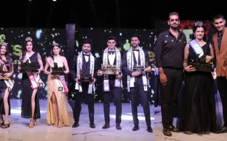 मॉडलिंग प्रतियोगिता में विष्णु चौधरी मिस्टर, प्रियंका चौधरी मिस और अनु राठौड़ बनी मिसेज मॉडल राजस्थान 2024 