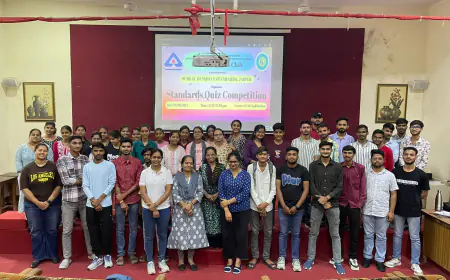 सीसीएएस मानक क्लब और बीआईएस जयपुर द्वारा मानक प्रश्नोत्तरी प्रतियोगिता का सफलतापूर्वक आयोजन