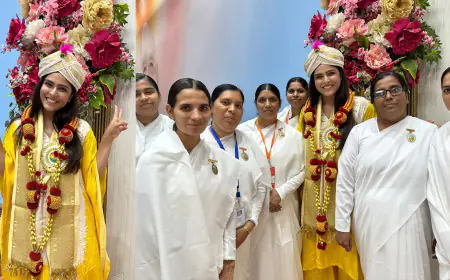 मधुरिमा तुली ने शुरू की विशेष आध्यात्मिक यात्रा, माउंट आबू में ब्रह्माकुमारिस के साथ बिताया सुकून भरा समय