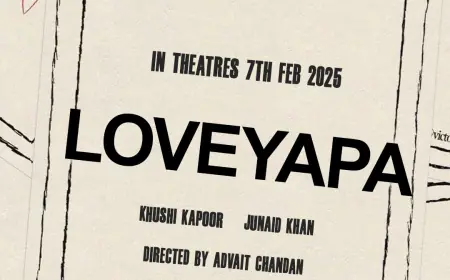 जुनैद खान और खुशी कपूर की फिल्म का टाइटल आया सामने ! 'लवयापा' 7 फरवरी 2025 को होगी रिलीज 