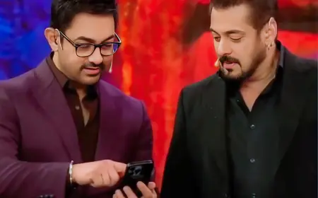 बिग बॉस 18 के फिनाले में सलमान खान और आमिर खान का मजेदार फोन एक्सचेंज, दोनो के 'लवयापा मोमेंट' ने बांधा समा