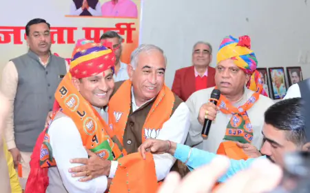 अनंतराम बिश्नोई बने बाड़मेर भाजपा के नए जिलाध्यक्ष