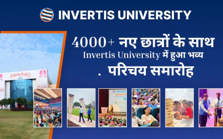 'पधारो म्हारे Invertis' – 4000+ नए छात्रों के साथ Invertis University में हुआ भव्य परिचय समारोह