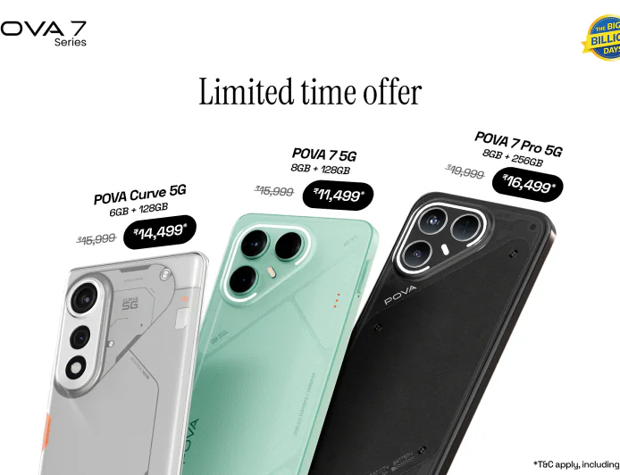 TECNO POVA 7 5G सीरीज के साथ मनाएं दिवाली की धूम