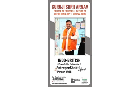 वैश्विक अध्यात्म और नेतृत्व का संगम — दिल्ली में आयोजित होगा इंडो-ब्रिटिश मैत्री समारोह